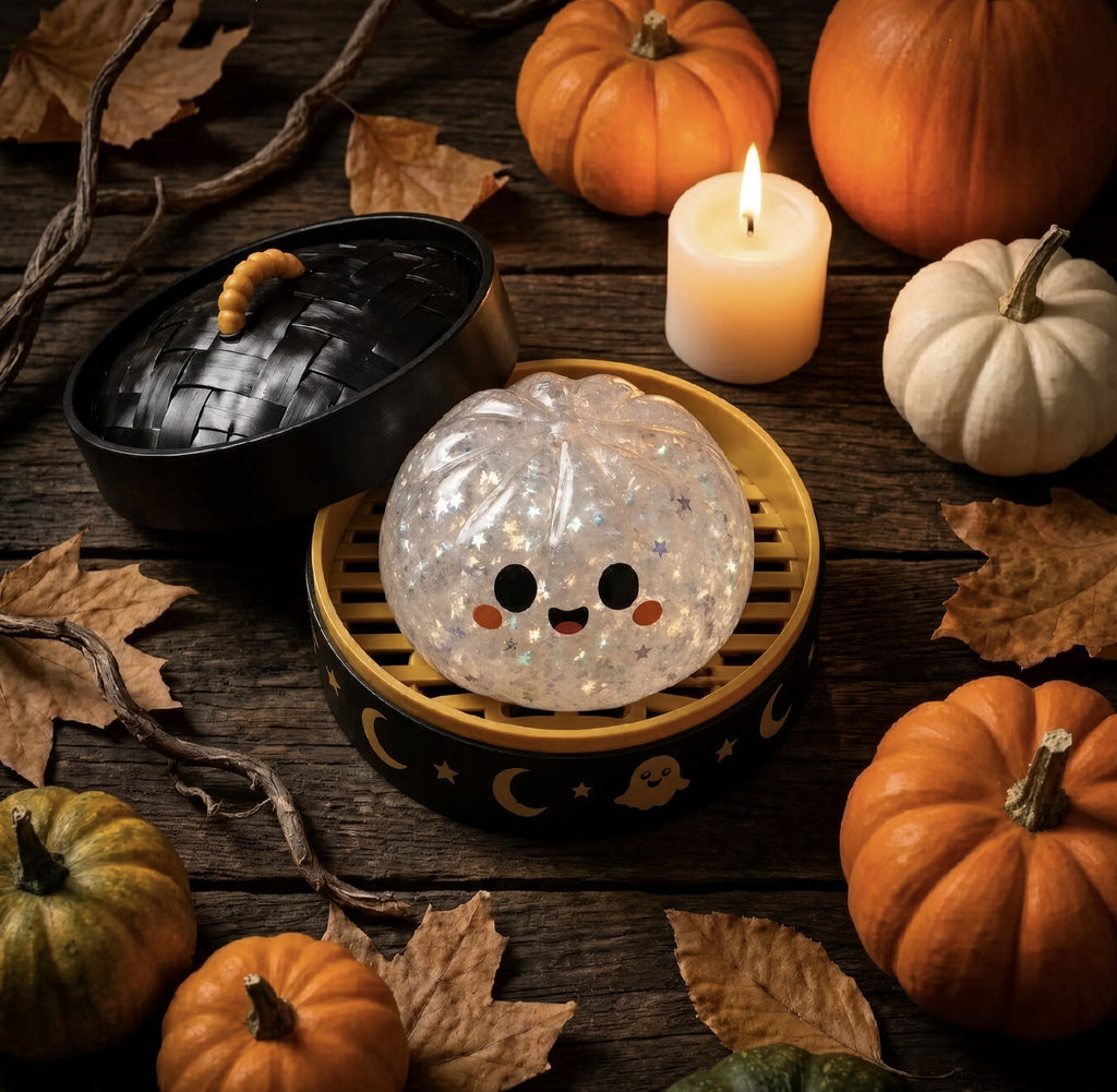 Halloween Mystery Glitter Dumpling Squishy Blind Box