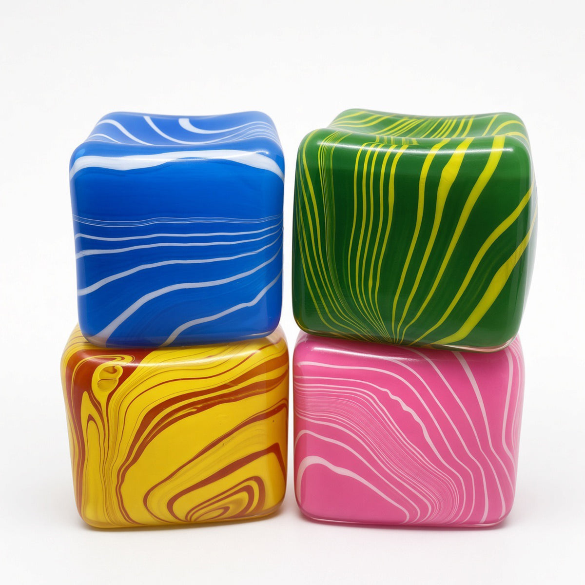 Multicoloured Stress Cube