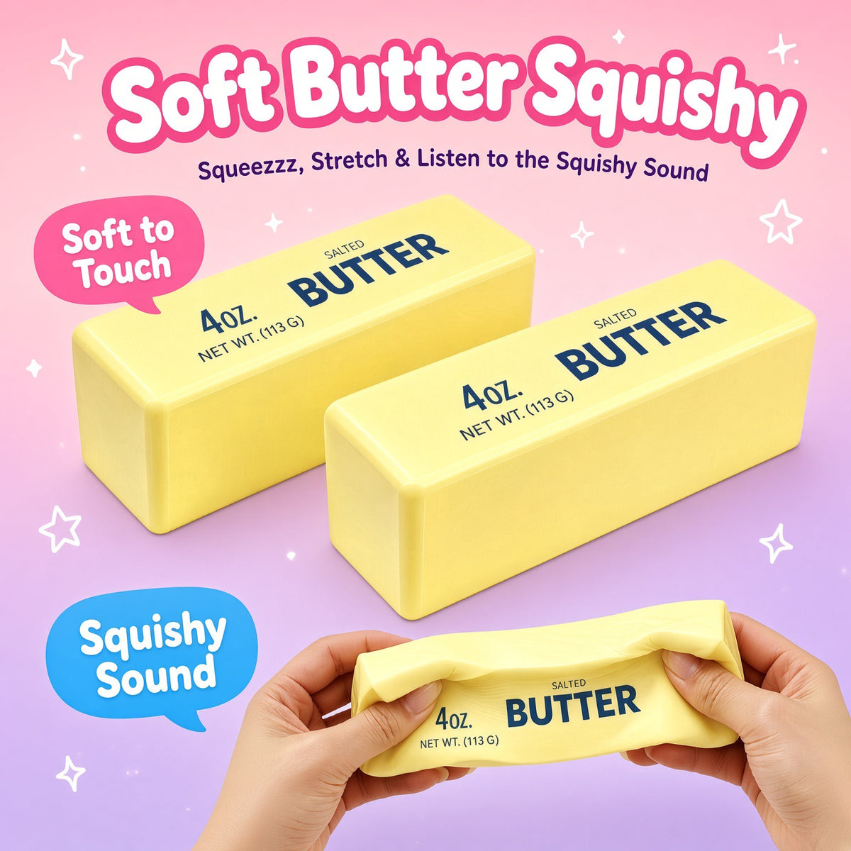 Sweet Smelling Large Buttery Butter Squishy