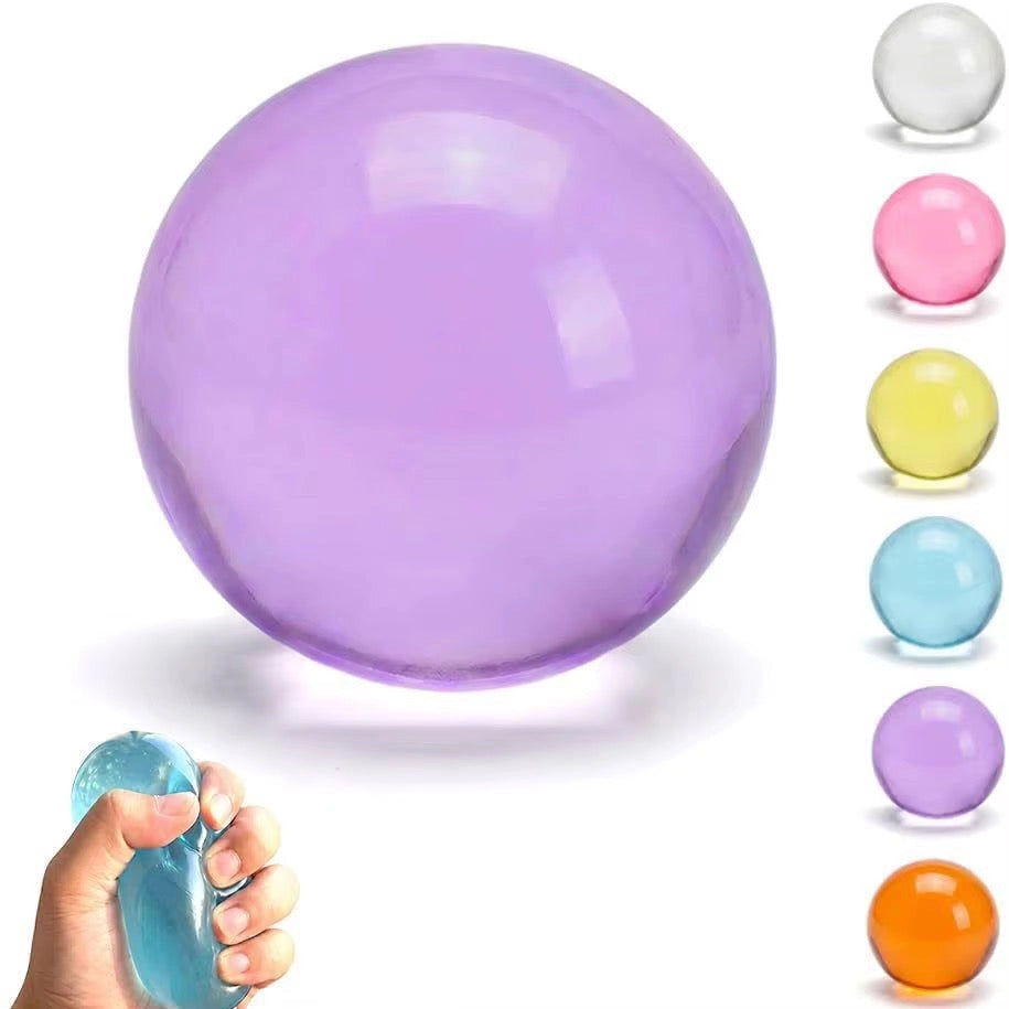 Slow Rising Clear Colourful Coconut Oil stress Ball Squishy