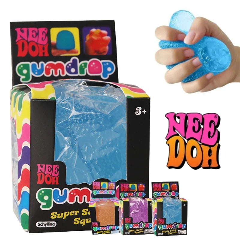 NeeDoh Candy Gumdrop Soft Sensory Fidget Toy Stress Relief Squeeze Ball