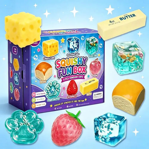 8pcs Squishy Fun Box Set